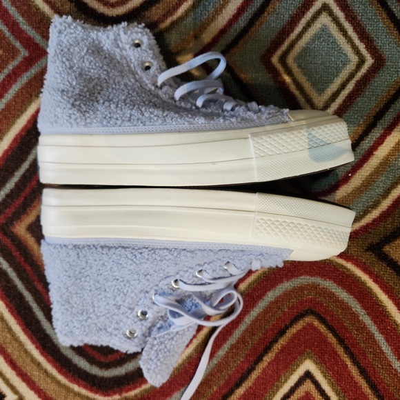 Women Size 7.5 Converse CTAS LIFT HI Sneakers - Picture 5 of 10